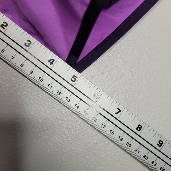 Nike Dri fit purple black pull on shorts lined running workout shorts size xl - Picture 8 of 8